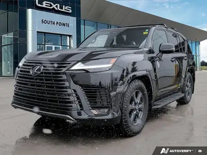 Black 2025 Lexus LX Hybrid 700h Overtrail+ AWD SUV / Crossover All-Wheel Drive Automatic