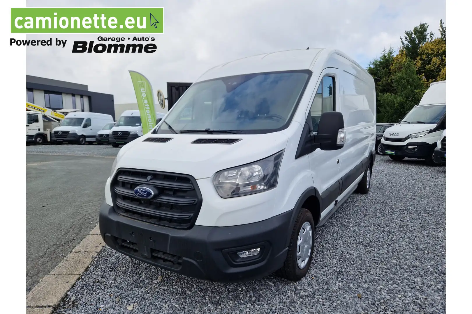 Ford Transit 310 2.0 TDCI L3H2 Trend Blanc - 1