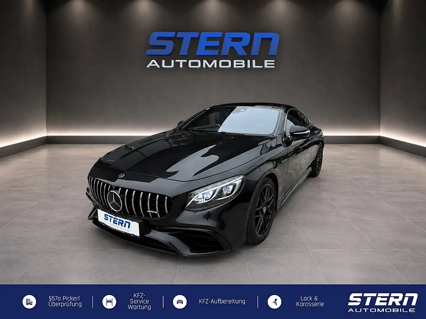 Mercedes-Benz S 63 AMG 4MATIC+ Coupe Aut. *CARBON*HUD*DESIGNO*BURMESTER Schwarz - 1