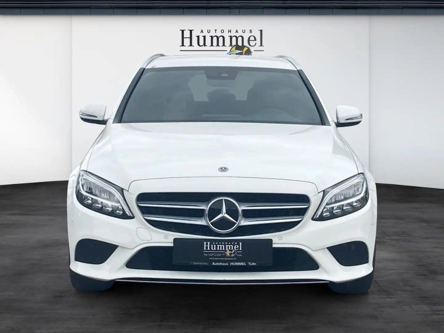 Mercedes-Benz C 180 d T-Modell RKam PTS Shz LED eHeck  Klima Weiß - 2