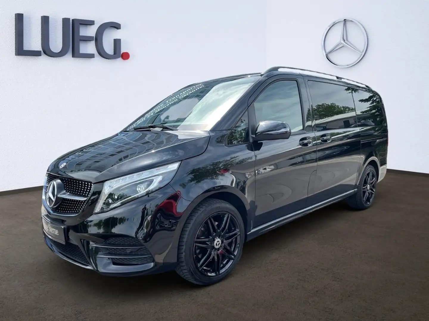 Mercedes-Benz V 300 d 4MATIC EDITION Lang SpurH AHK Sport ACC Schwarz - 2