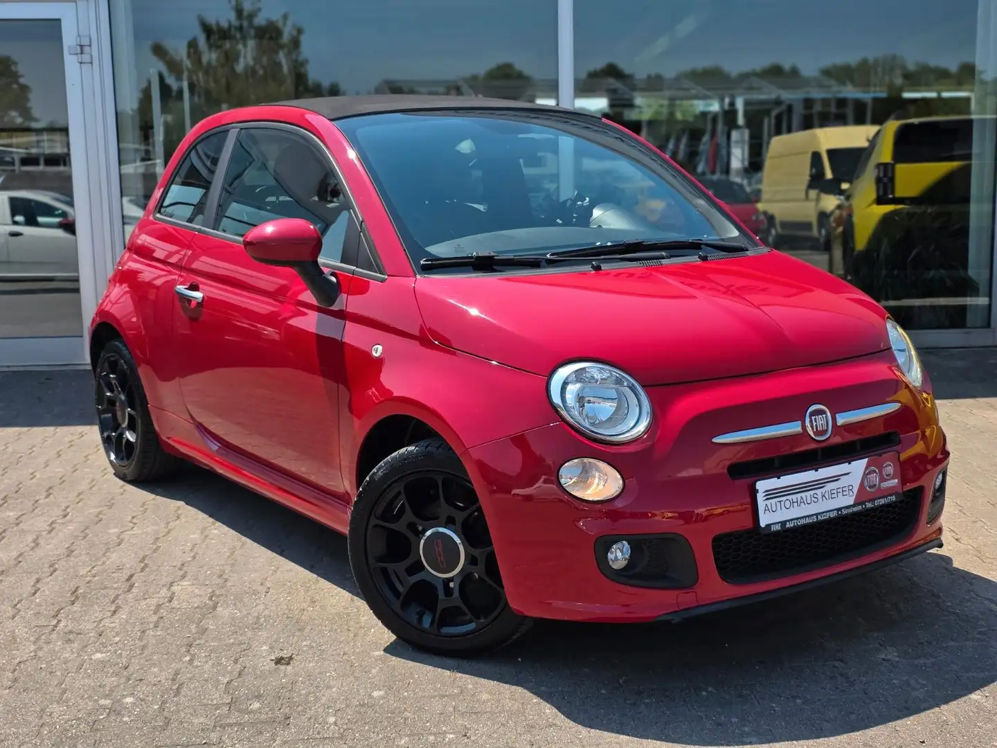 Fiat 500C Rot - 1