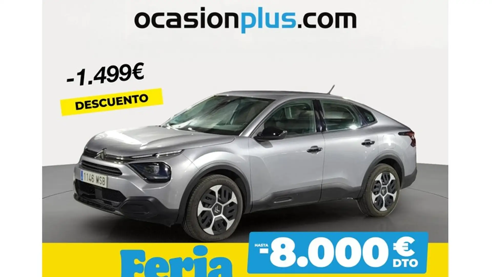 Citroen C4 X 1.2 PureTech You S&S 100 Argent - 1