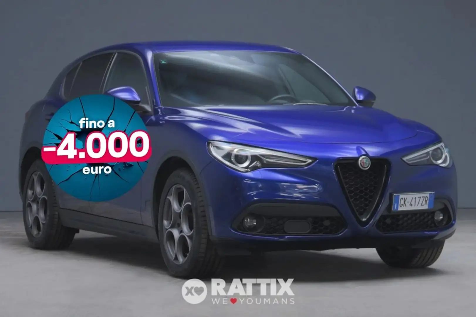 Alfa Romeo Stelvio 2.2 t 190CV Sprint Q4 Auto Blau - 1