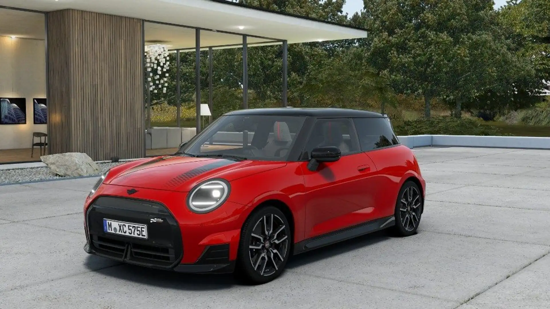 MINI Cooper E JCW John Cooper Works Rosso - 1