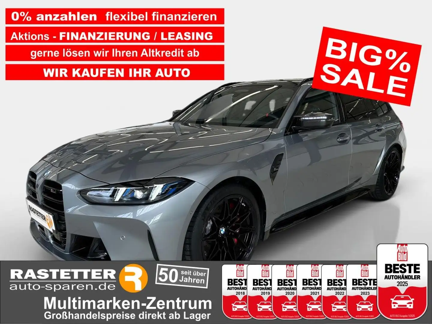 BMW M3 Competition Touring Carbon+Ultimate+DriveAssistPro Grau - 1