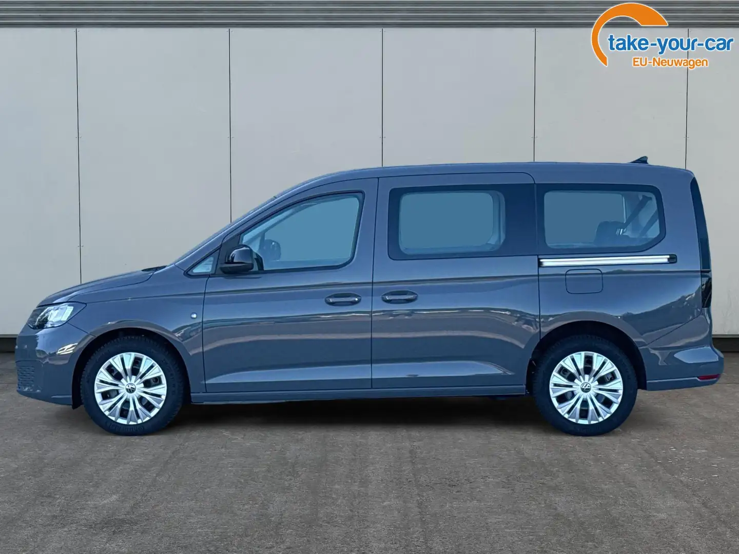 Volkswagen Caddy Maxi 4x4+LANE ASSIST+KAM+SHZ+KLIMA+GJR+GRA 2.0 ... Grau - 2