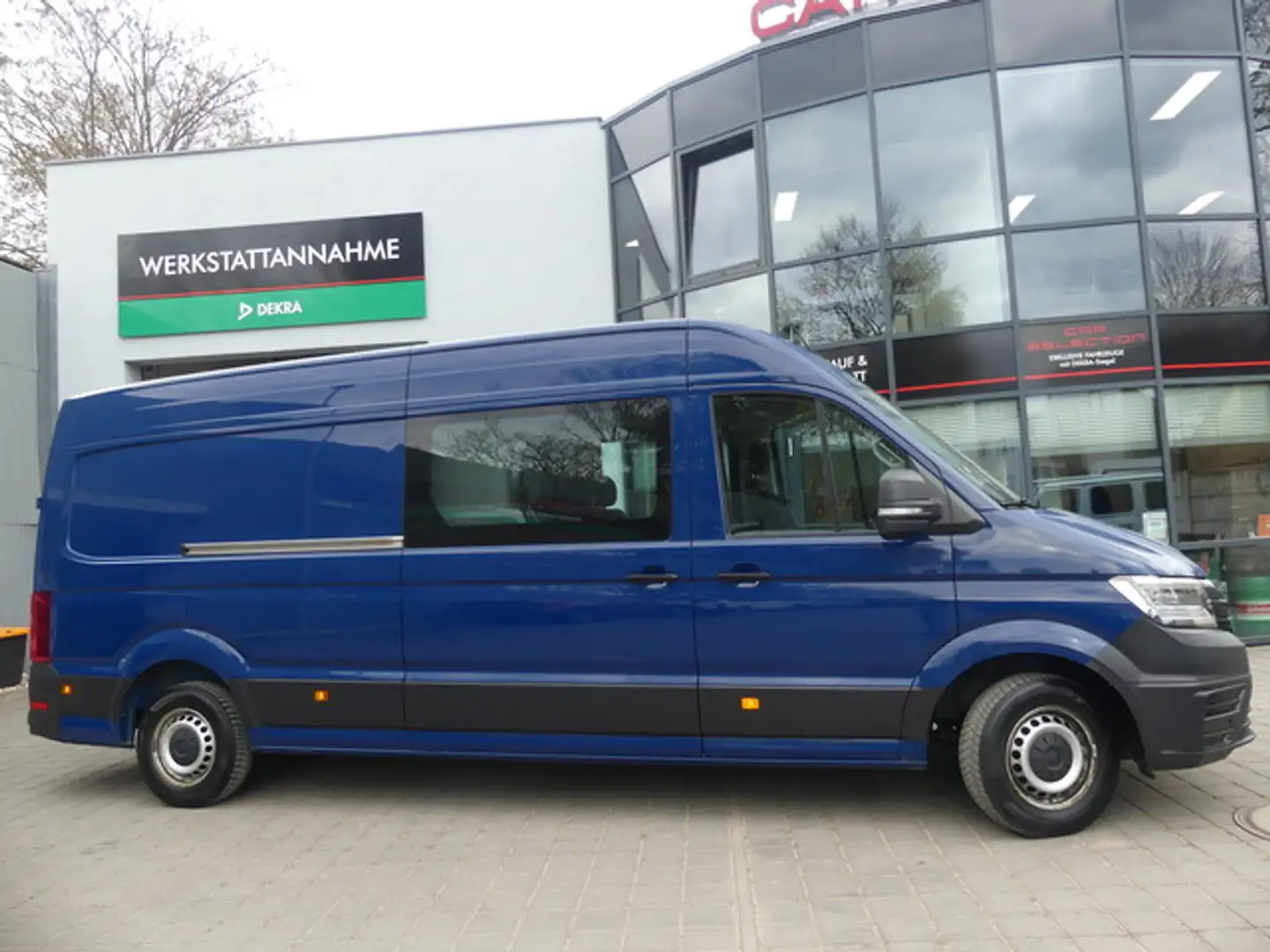 Volkswagen Crafter Kasten PLUS 35 MAXI MIXTO LED/AHK/KAM/NAVI Blau - 1