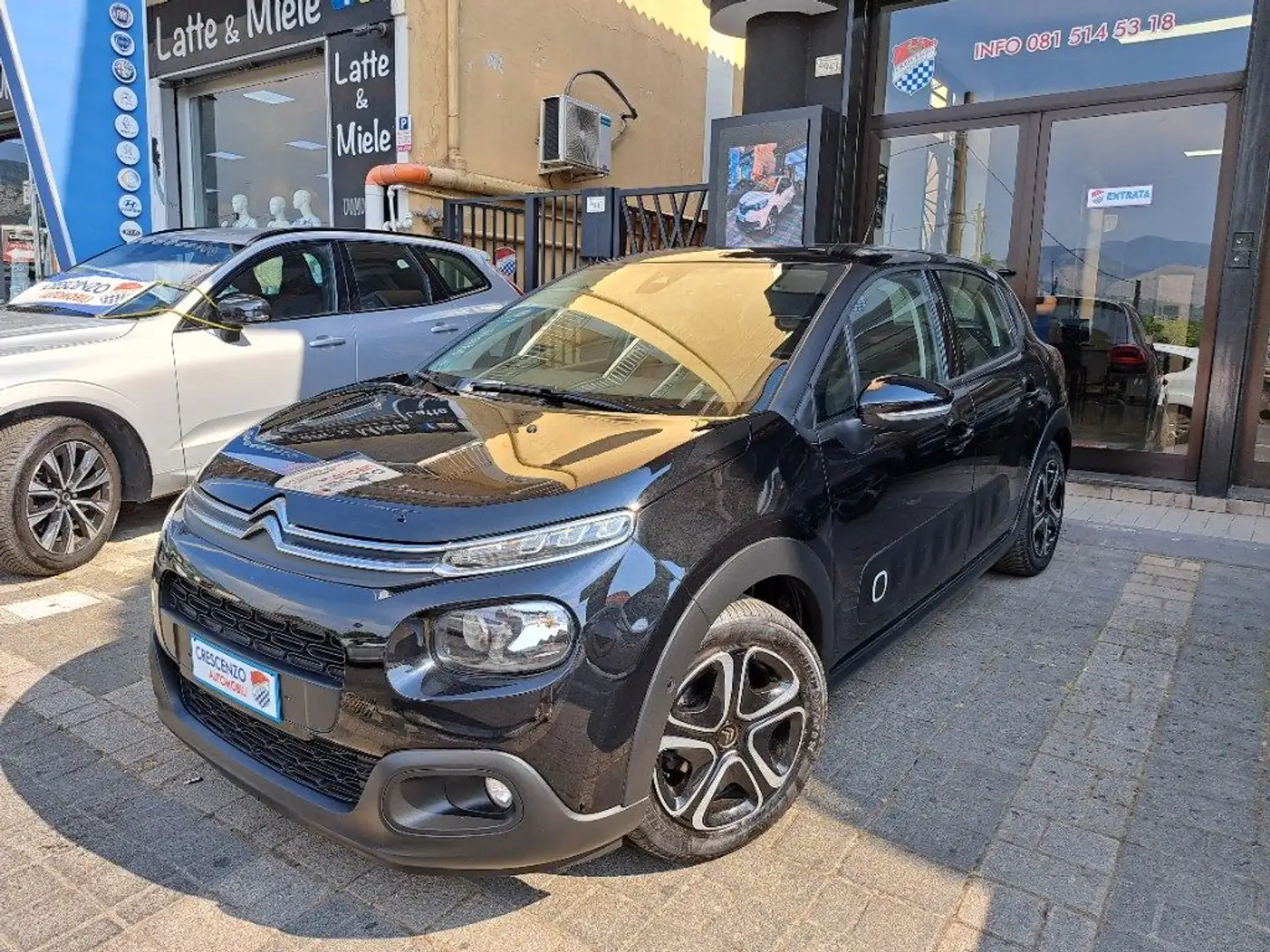 Citroen C3 PureTech 110 CV AUTOMATICA - MINI RATA Zwart - 2