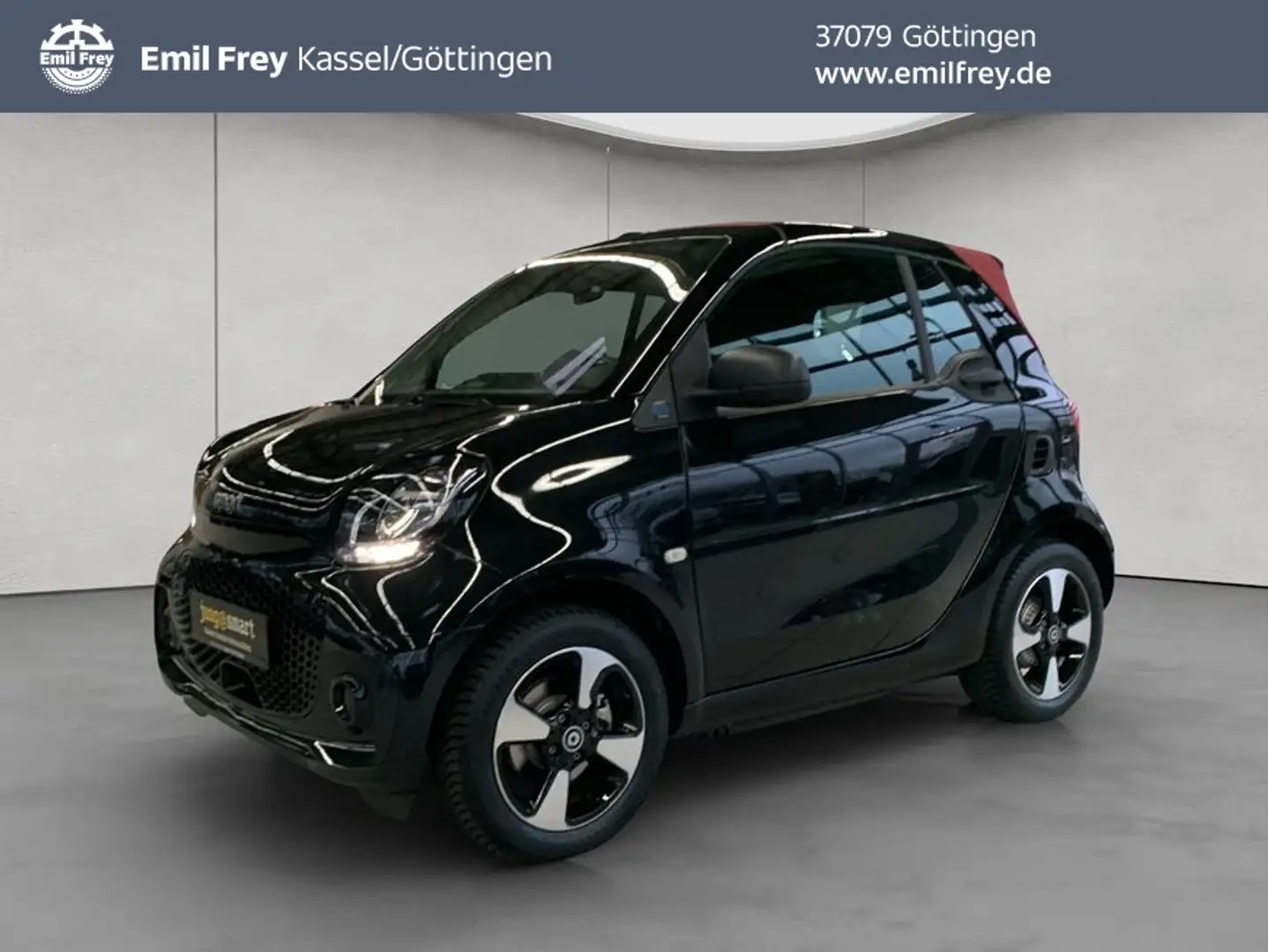 smart forTwo fortwo EQ passion/22kW/Verdeck rot/ nur 4.600 kmn Schwarz - 1