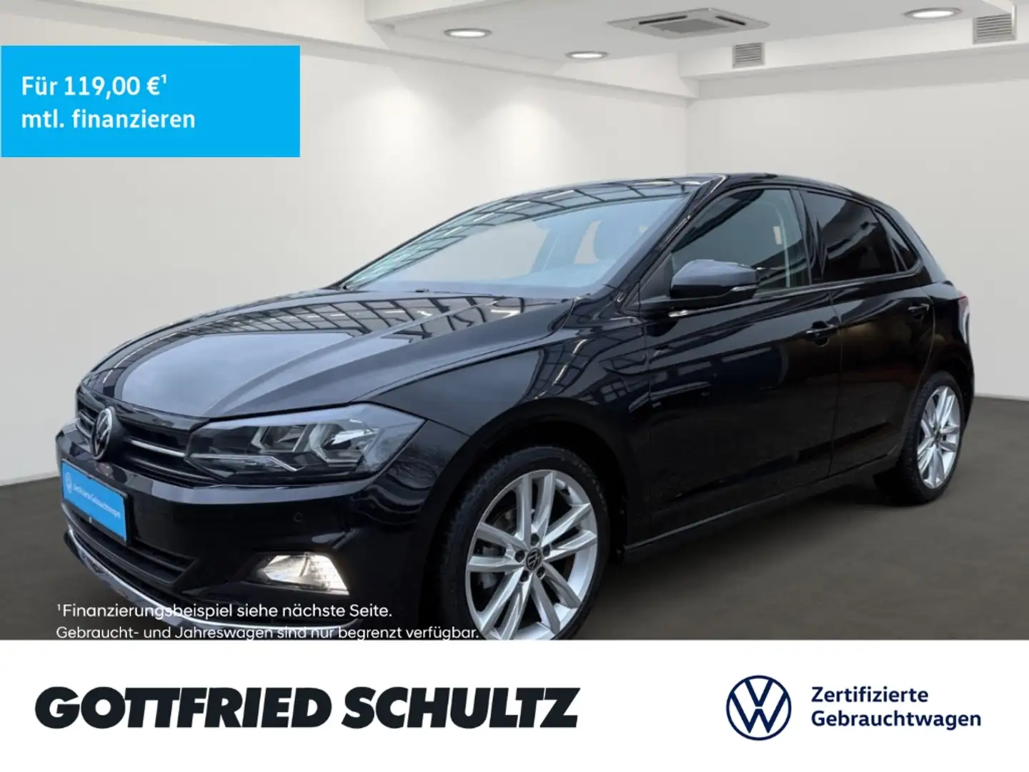 Volkswagen Polo 1.0 TSI NAV KAMERA SHZ EPH ALLSEASON Highline Schwarz - 1