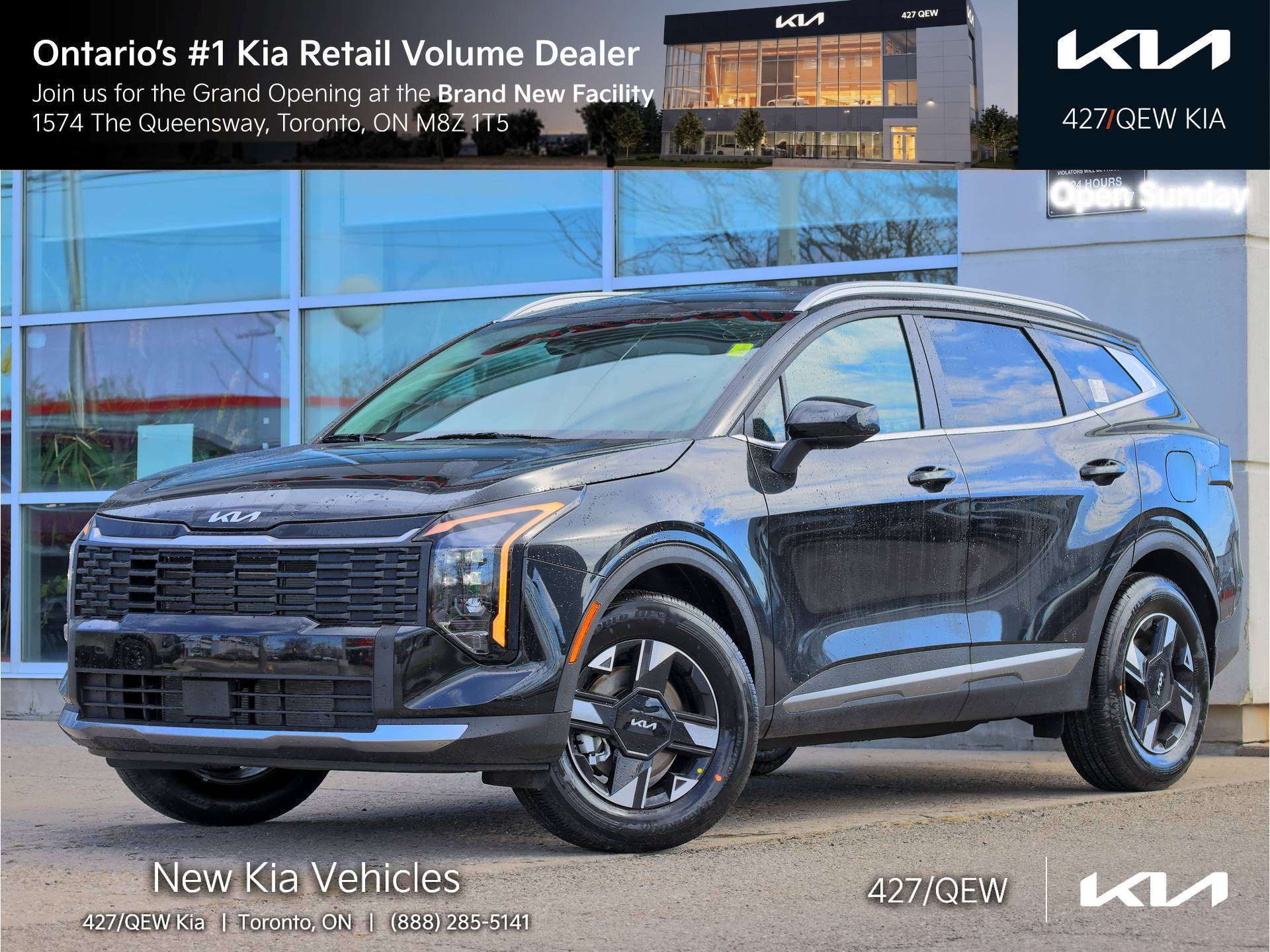 Black 2026 Kia Sportage SUV / Crossover All-Wheel Drive Automatic