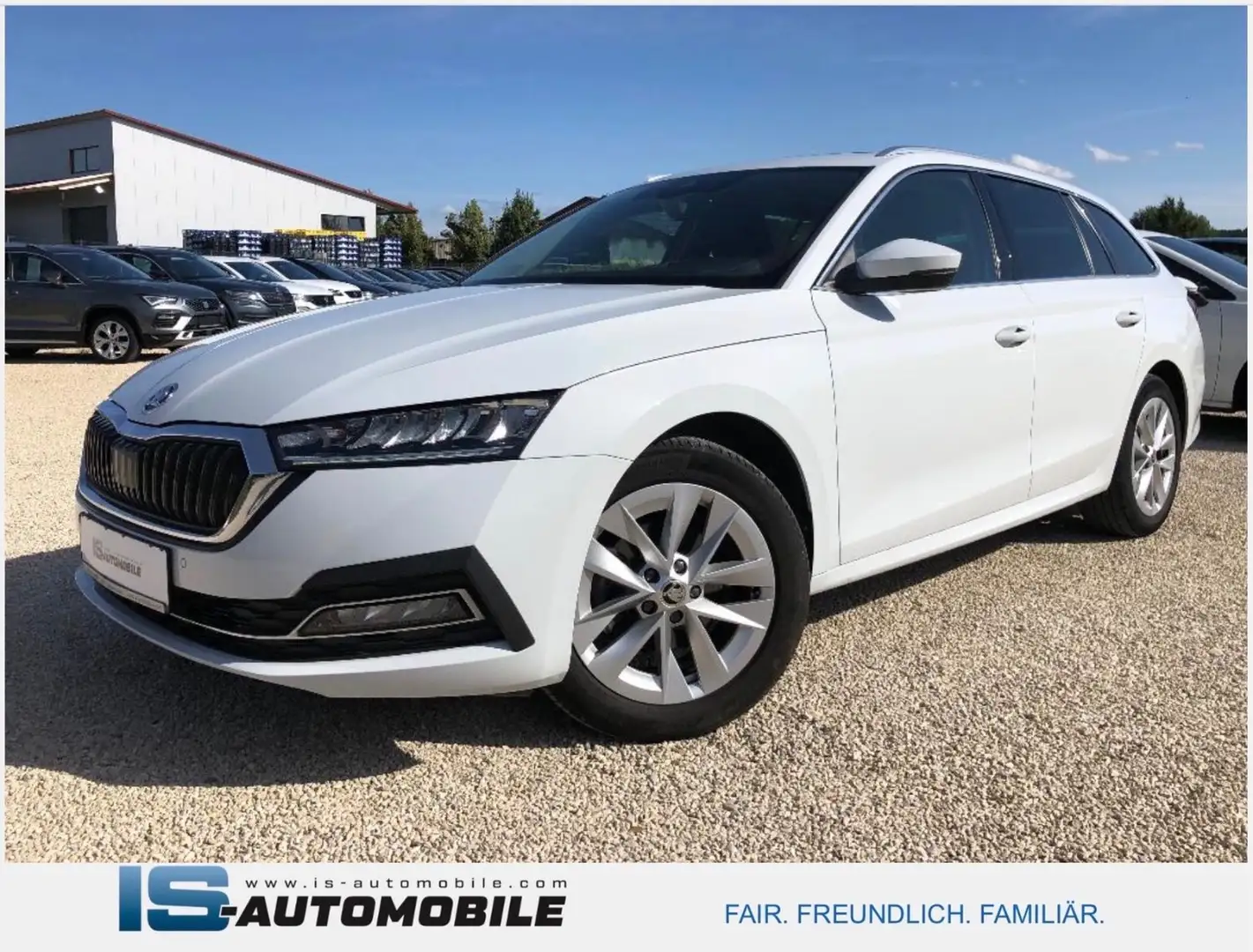 Skoda Octavia Combi Style,NAVI,LED,ACC,SHZ,RFK,AHK,PDC Weiß - 1