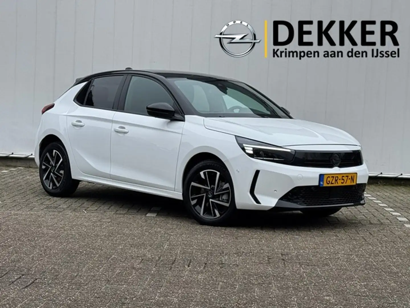 Opel Corsa 1.2 Turbo GS-Line Luxe met Groot-Navi/Camera, Clim Wit - 1