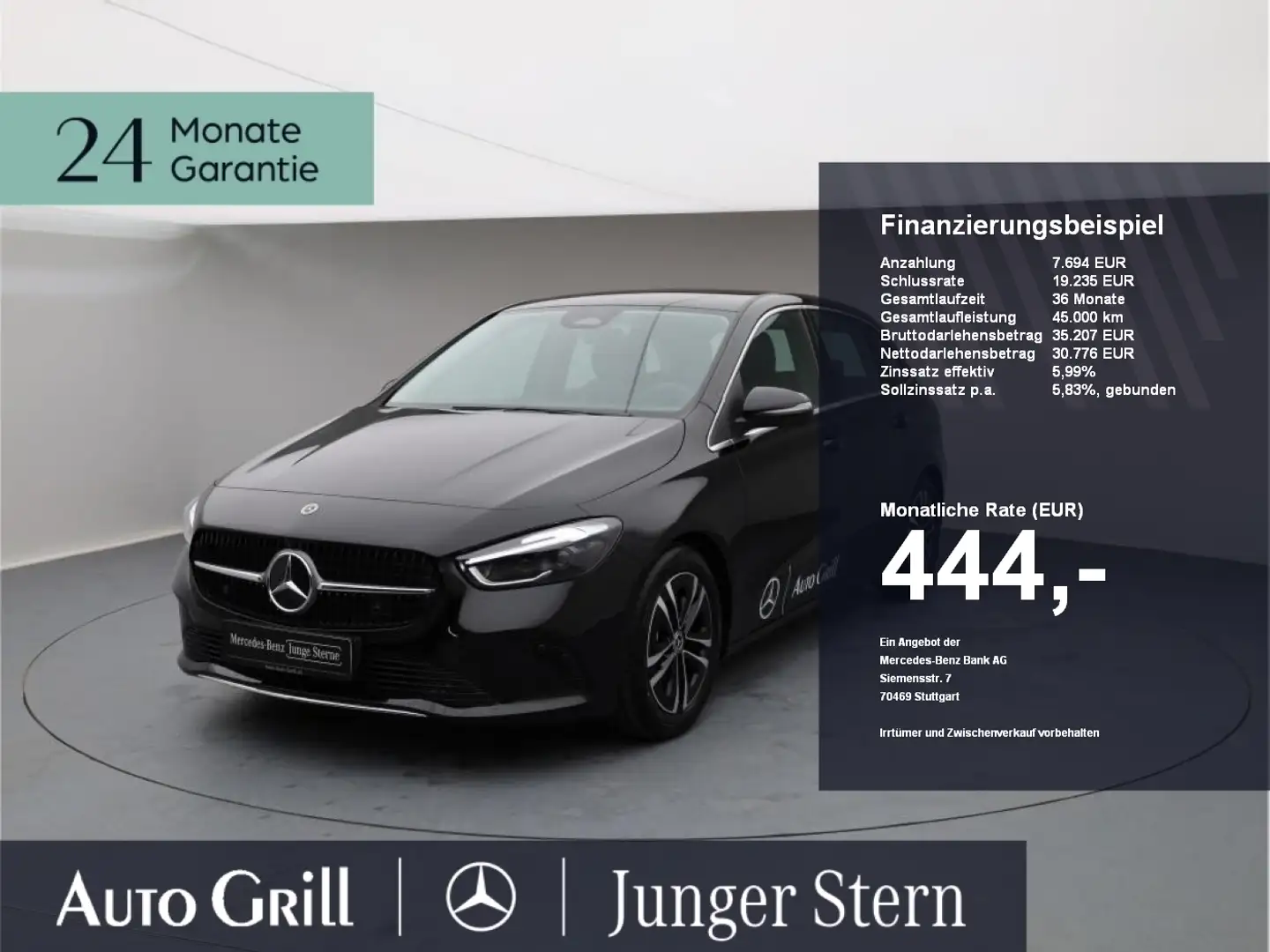 Mercedes-Benz B 200 Progressive AHK 360 Totwi CarPlay Multibea Schwarz - 1