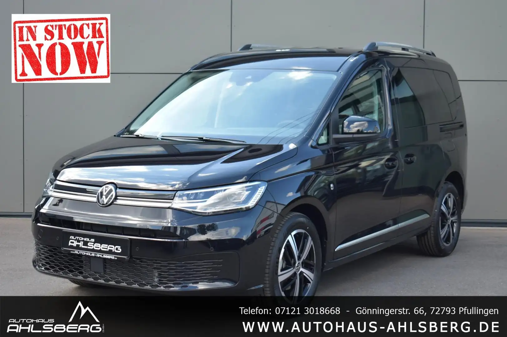 Volkswagen Caddy TDI STYLE EDI. STANDH./LEDER/LED/5 J.GARANTIE Schwarz - 1