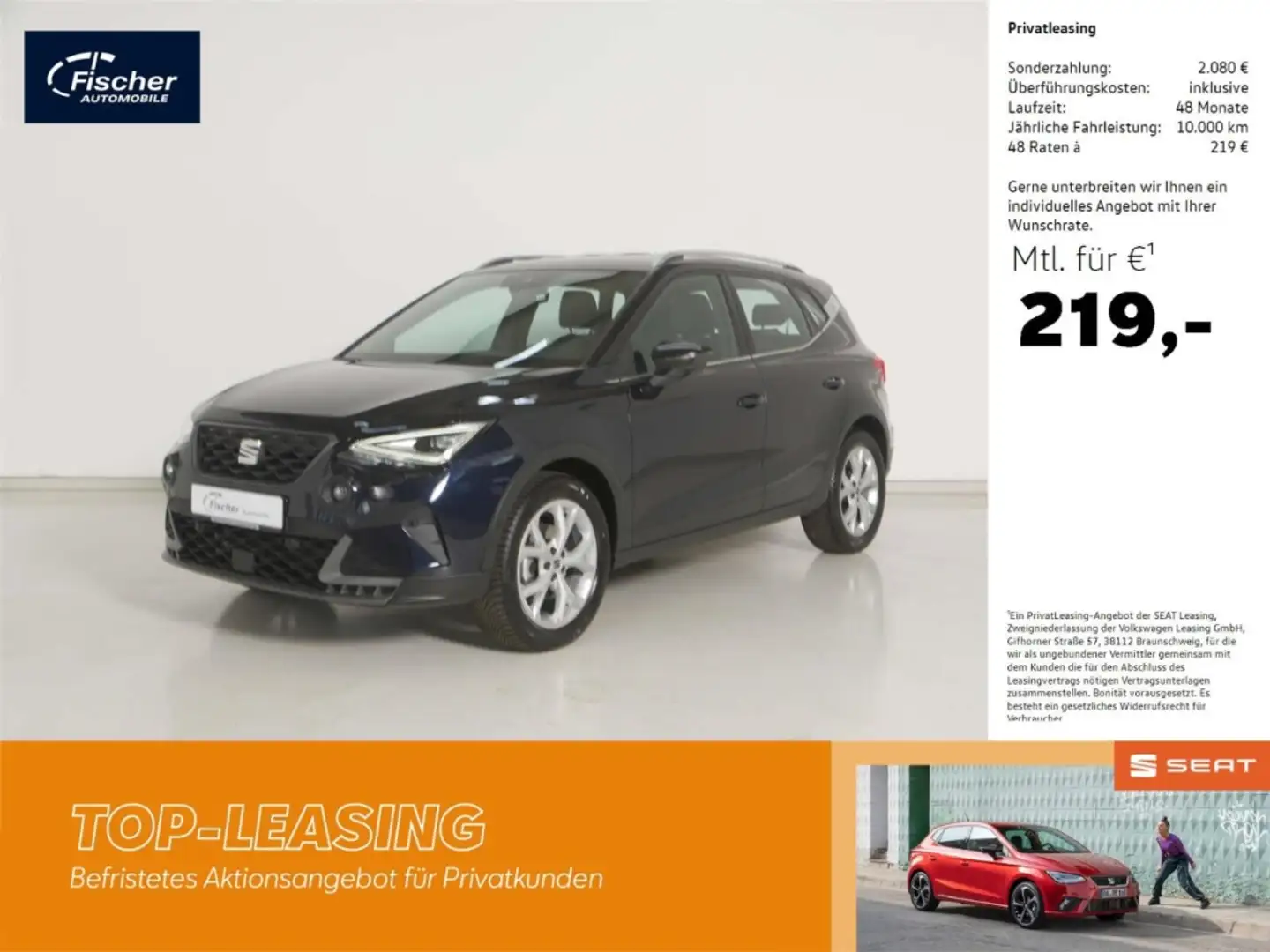 SEAT Arona 1.0 TSI FR Blau - 1
