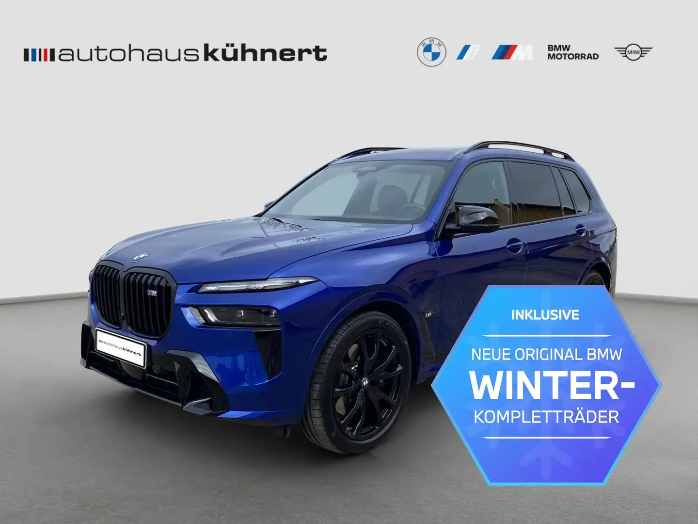 BMW X7 M 60i xDrive UPE 162.270,- Luftfed. ACC PaSD Blau - 1