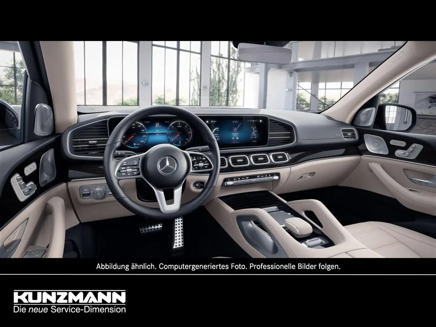 Mercedes-Benz GLS 400 d 4M AMG Night Standhzg Panorama 360° Negru - 2