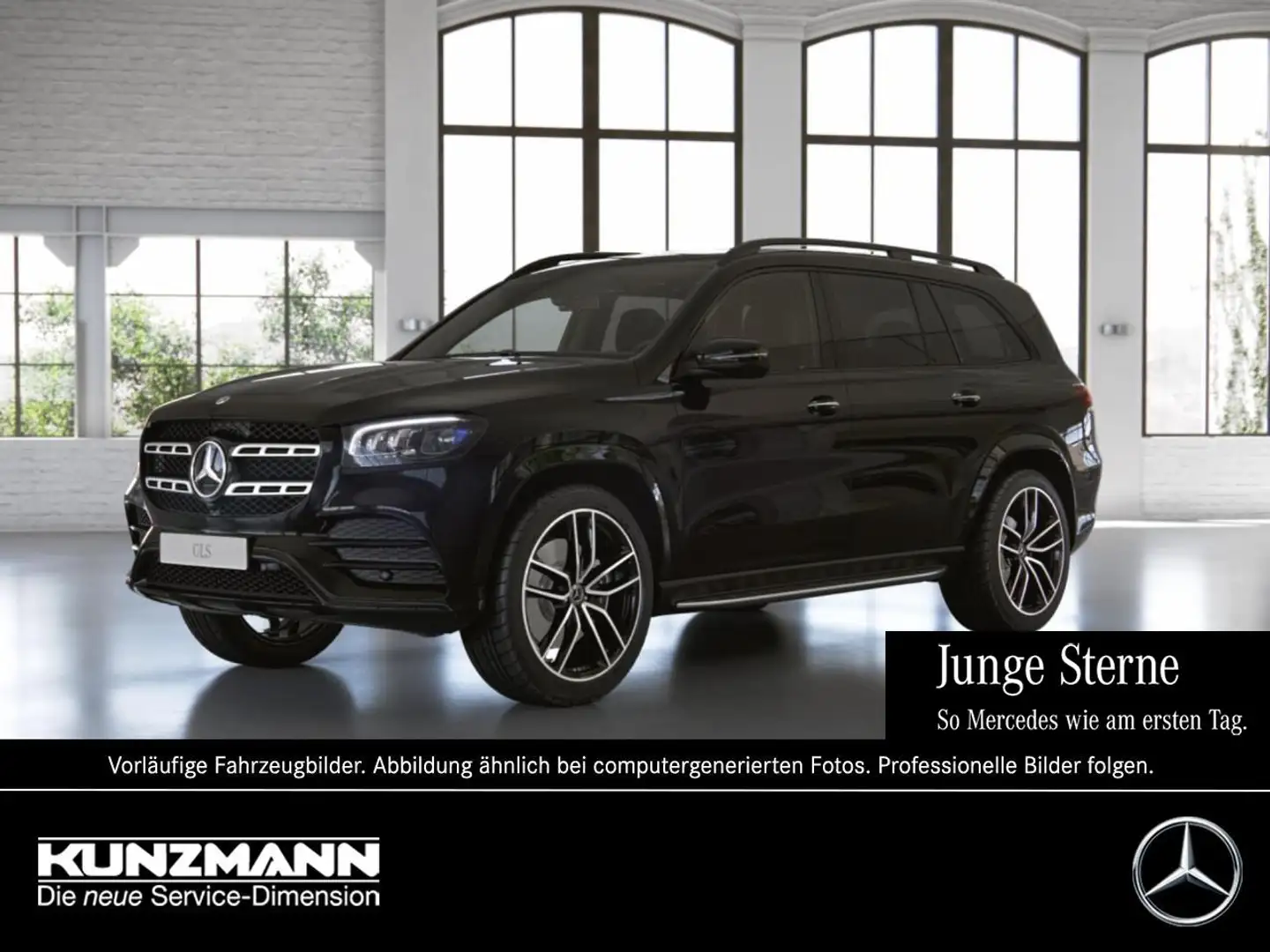 Mercedes-Benz GLS 400 d 4M AMG Night Standhzg Panorama 360° Negru - 1