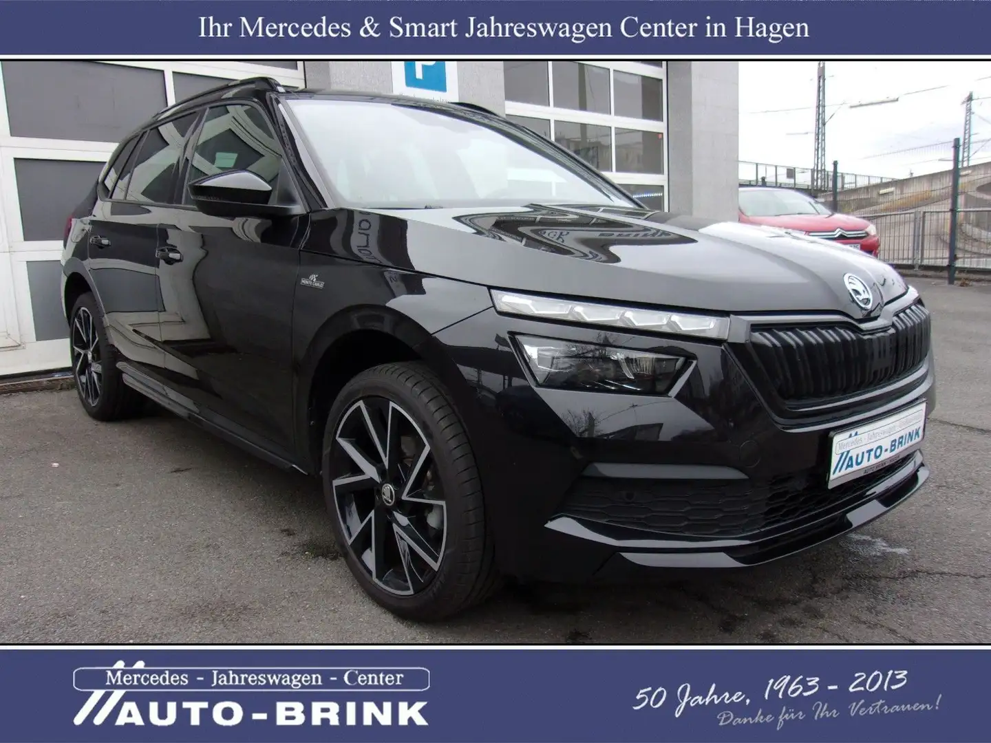 Skoda Kamiq 1.5 Monte Carlo P-Dach/PTS+RFK/LED/20tkm Noir - 1