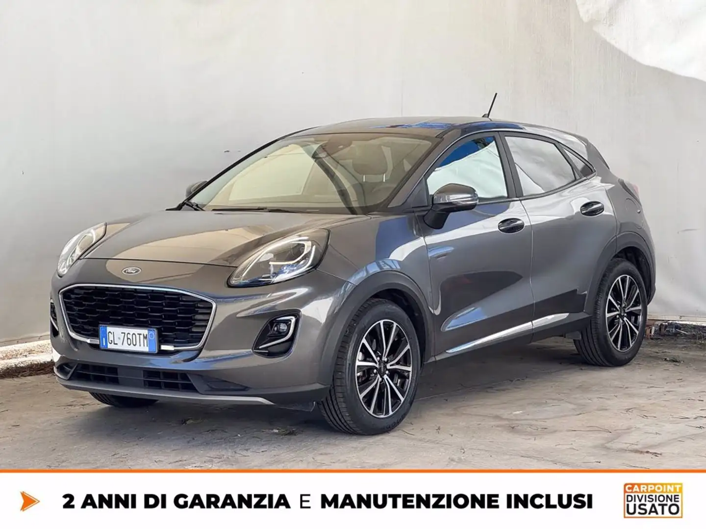 Ford Puma 1.0 ecoboost h titanium s&s 125cv Grijs - 1