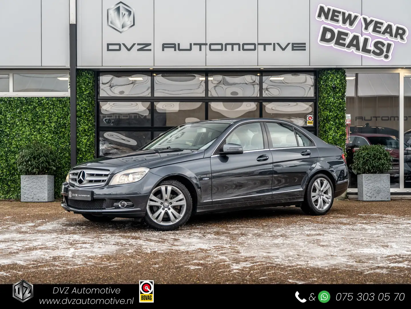 Mercedes-Benz C 200 CGI 184PK Aut. Avantgarde | Cruise | PDC | Dealer Grau - 1