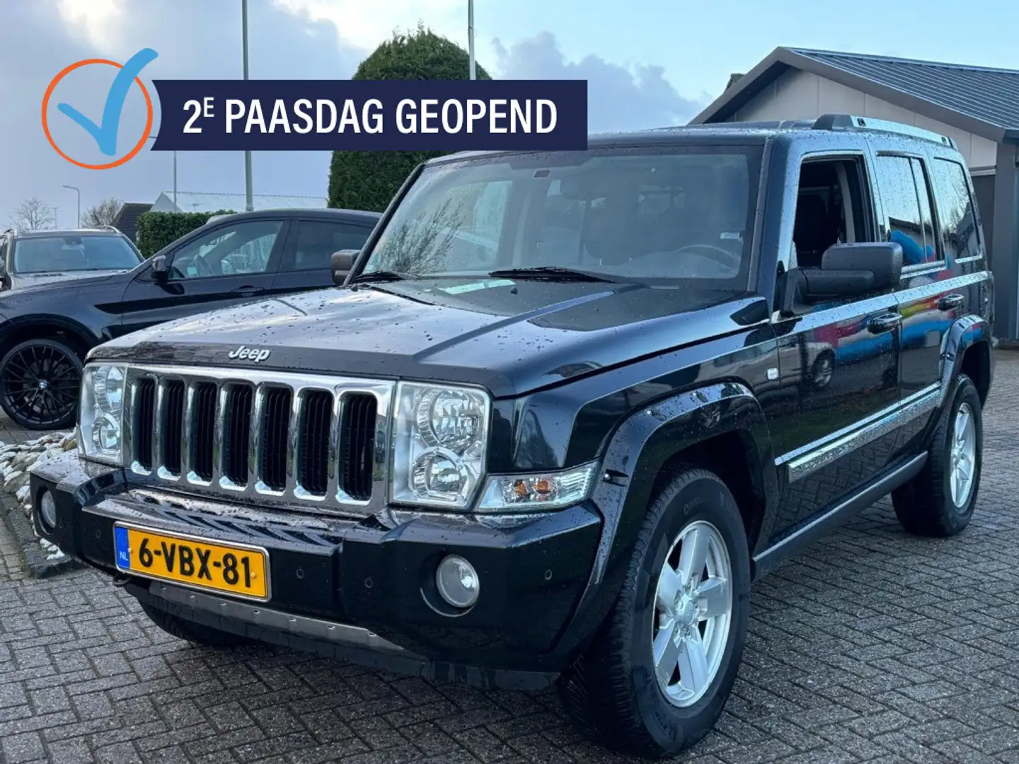 Jeep Commander 3.0 CRD Limited 2009 Grijs Kenteken Trekhaak Negro - 1