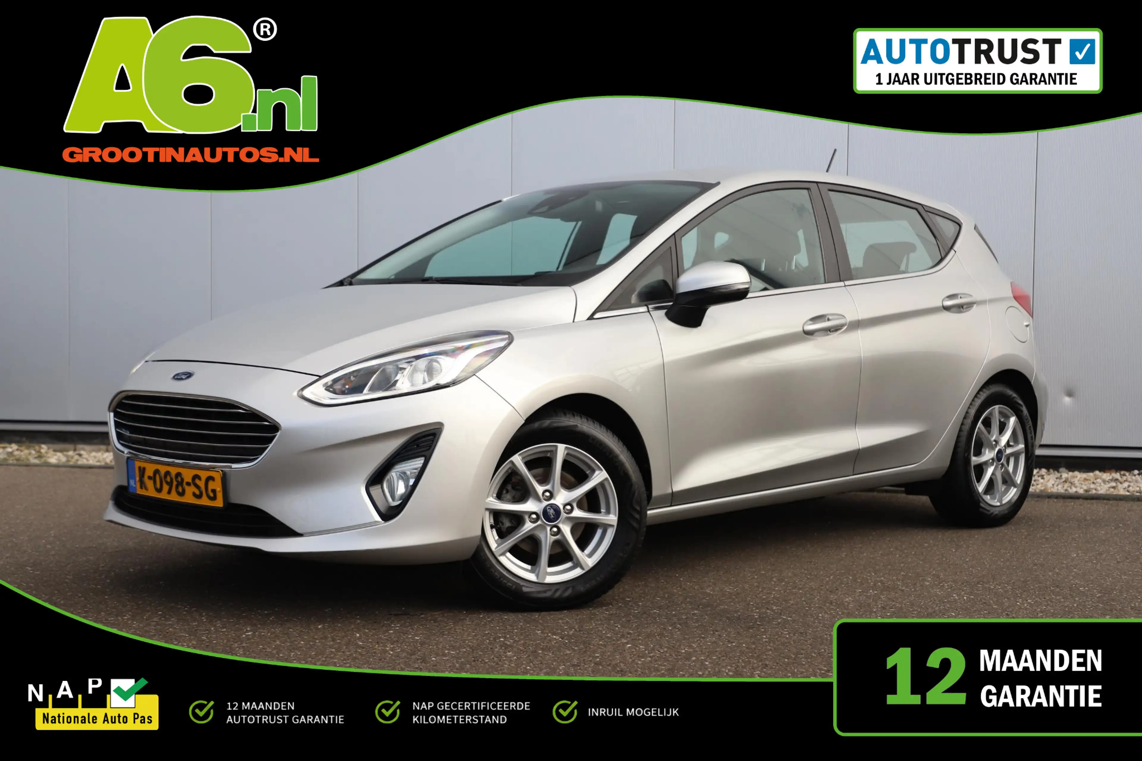 Ford Fiesta 1.0 EcoBoost Titanium 95PK Navigatie LMV Carplay A
