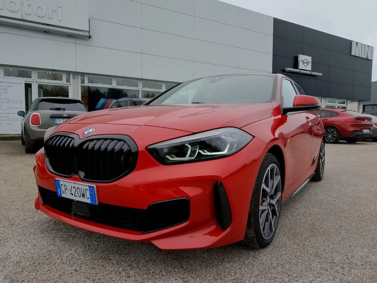 BMW 128 ti auto Roşu - 1