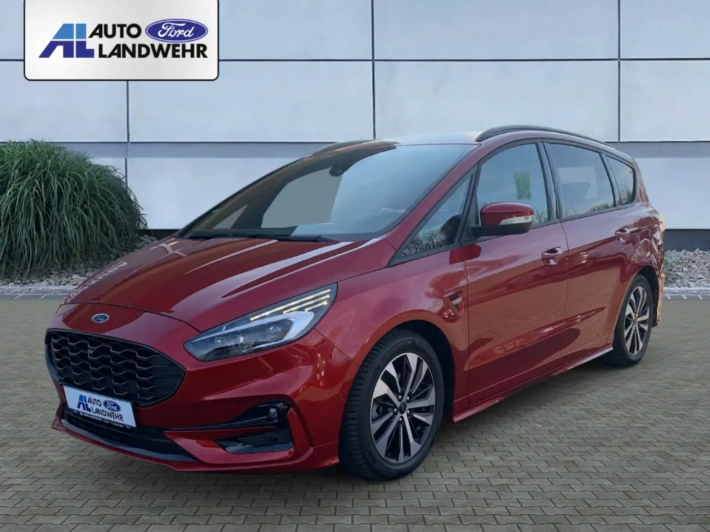 Ford S-Max Hybrid ST-Line 2.5 Duratec FHEV EU6d Navi Leder Me Red - 1