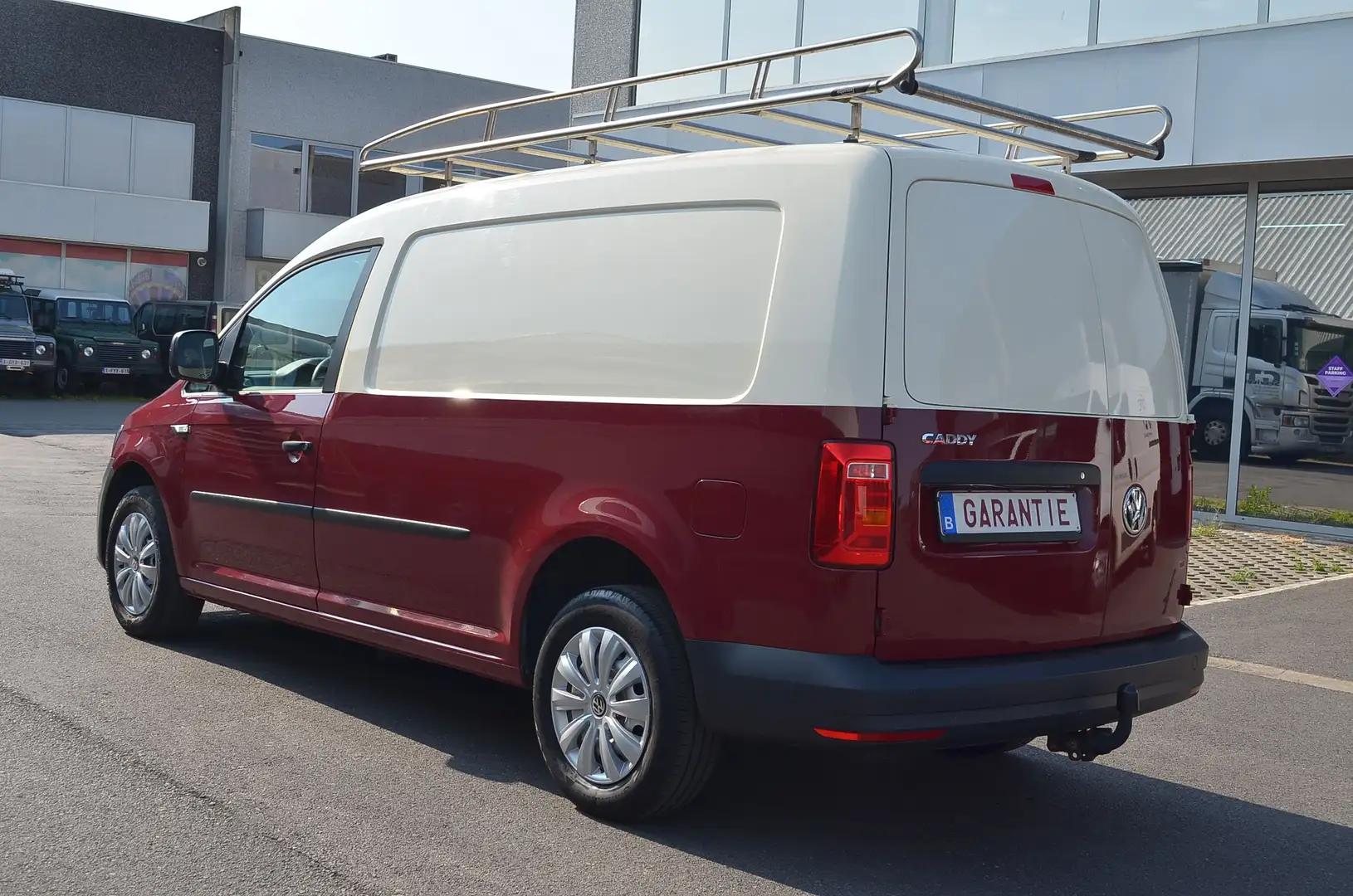 Volkswagen Caddy (€13.182 exBTW) 2.0 TDI MAXI L2 EURO6d ROOFRACK Rouge - 2