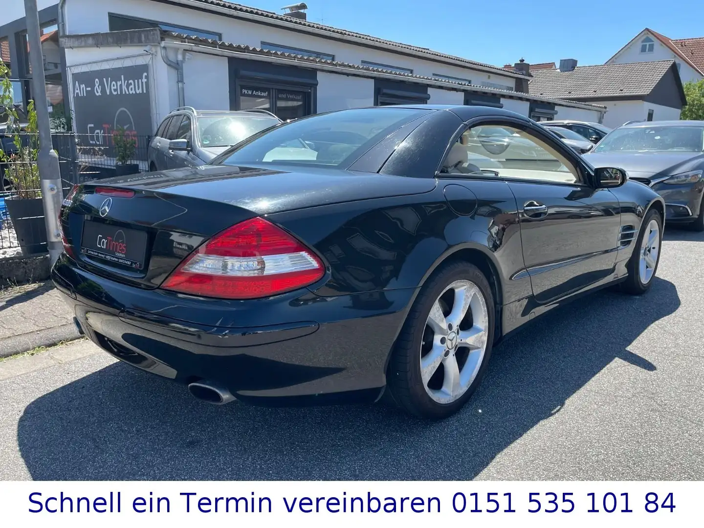 Mercedes-Benz SLR SL 500 5.5 Roadster /PANO/TÜV NEU/1.Hand Negro - 2