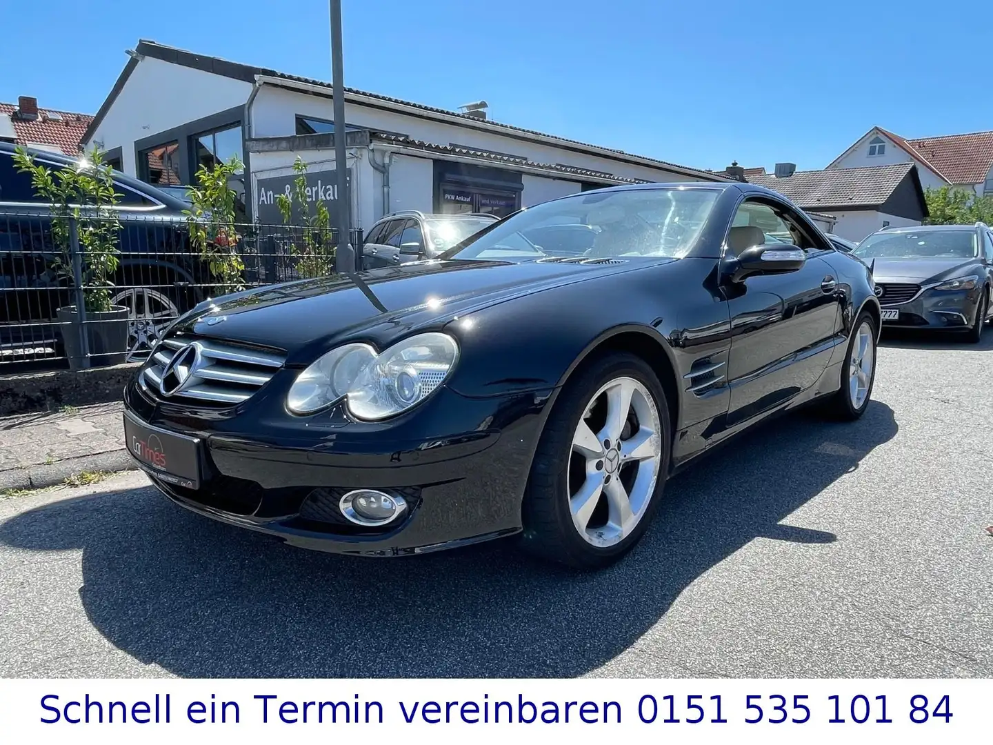 Mercedes-Benz SLR SL 500 5.5 Roadster /PANO/TÜV NEU/1.Hand Negro - 1