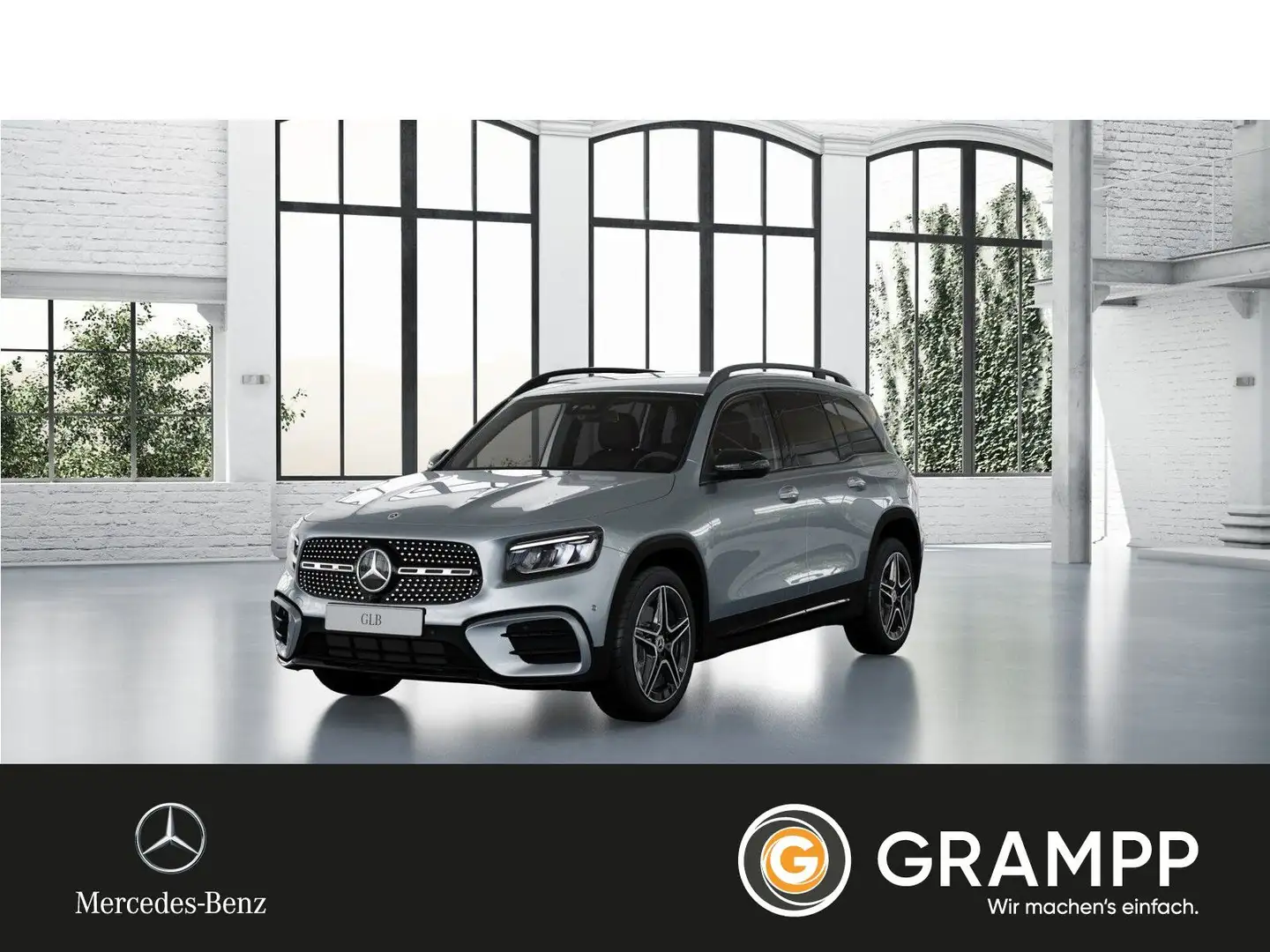 Mercedes-Benz GLB 200 d 4M AMG/Night/7-Sitz/Keyless/AHK/Distro Silber - 1