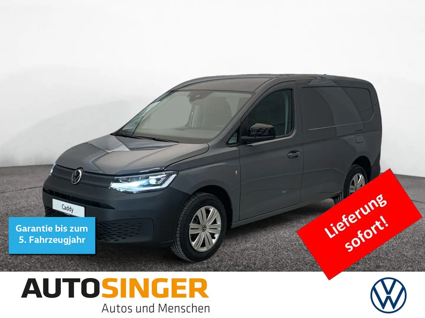 Volkswagen Caddy Maxi Cargo 1.5 TSI AHK*FLÜGEL*LED*CAM*SHZ Grey - 1