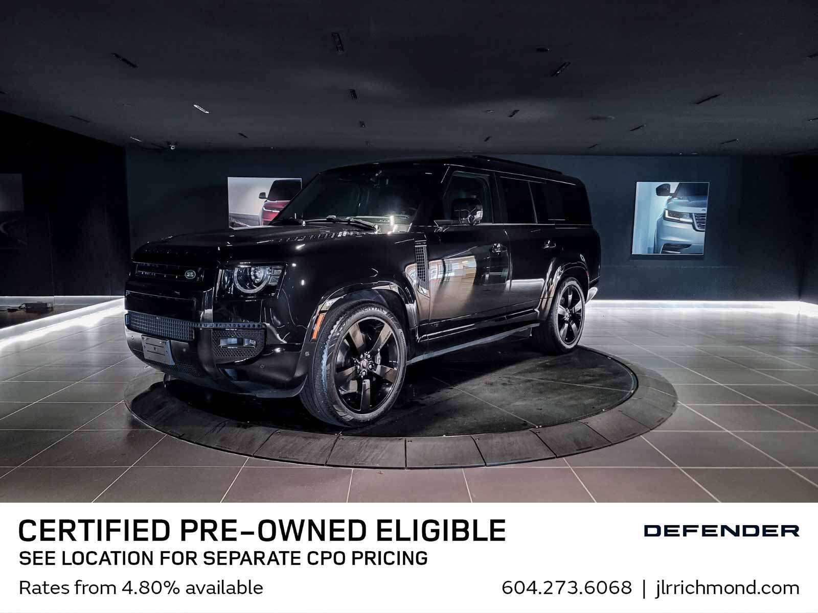 2025 Land Rover Defender V8 | 3rd Row Seating | Sunroof | Navigation | Head