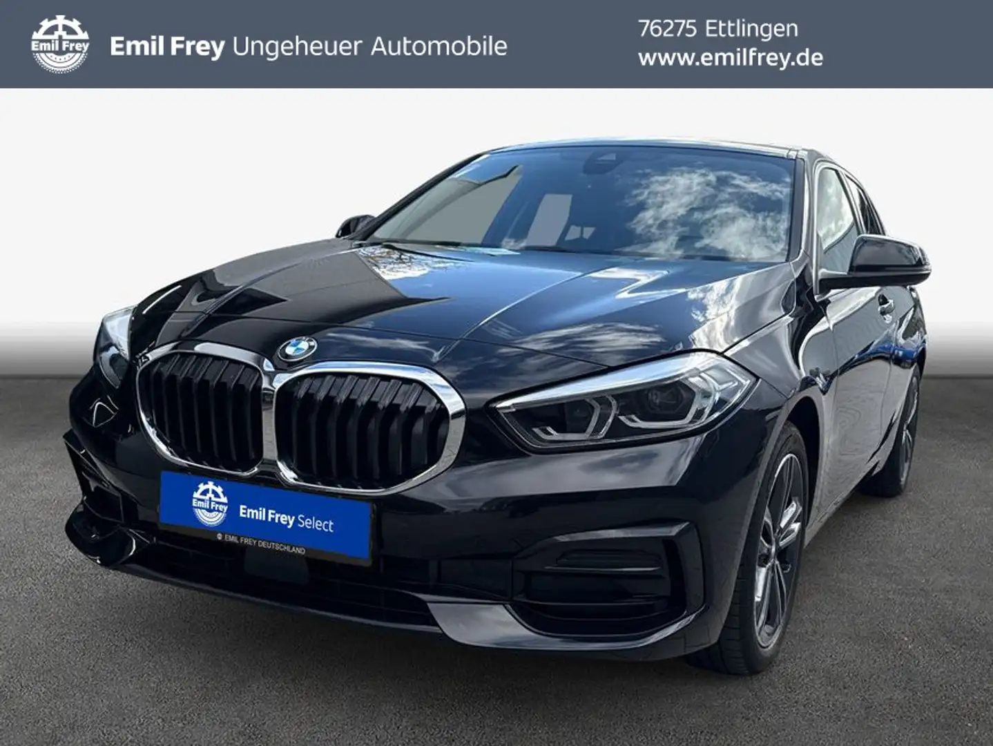 BMW 118 i Aut. Sport Line LED HiFi Pano Schwarz - 1