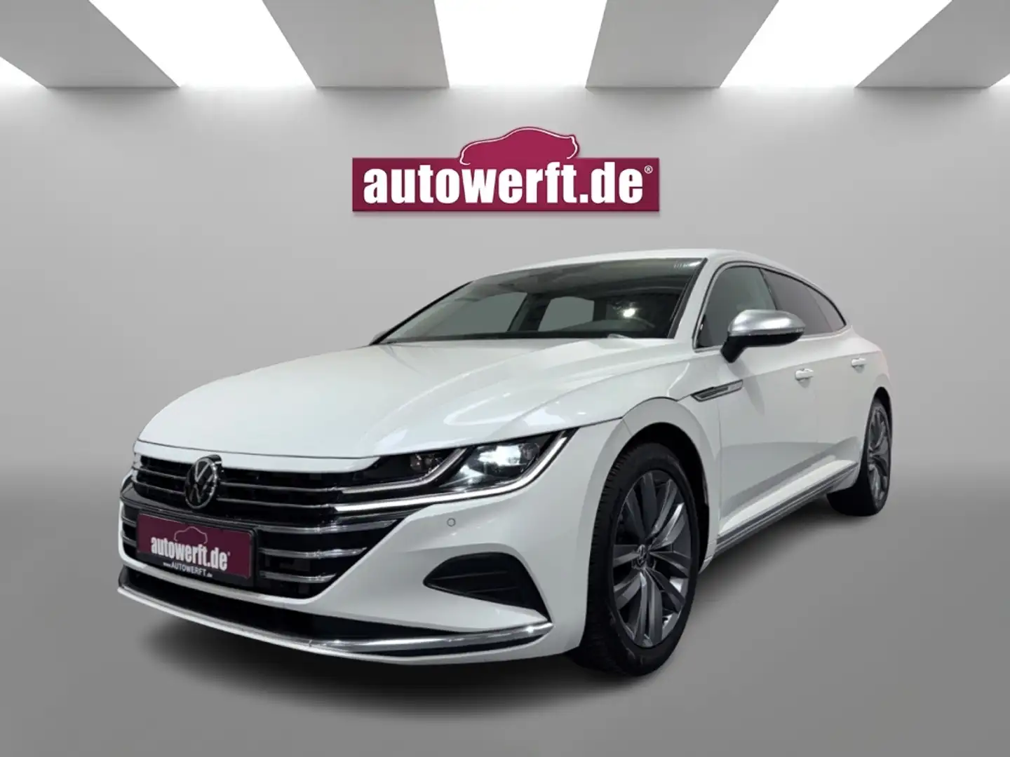 Volkswagen Arteon 2.0 TDI SB ELEGANCE AHK CAM NAVI LED PDC SHZ Weiß - 1