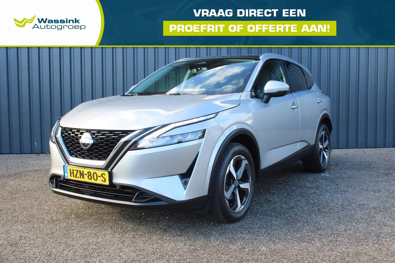 Nissan Qashqai 1.3 Mild-Hybrid 140pk N-Connecta I Carplay I Navig Gris - 1