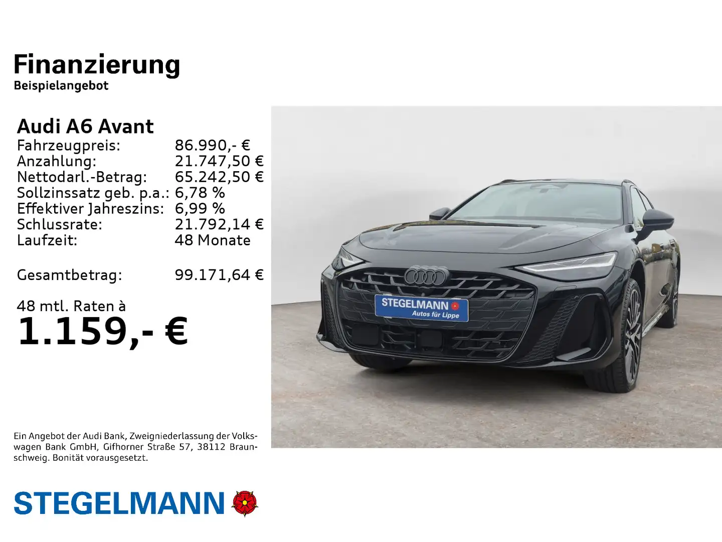 Audi A6 e-hybrid quattro S tronic EDITION ONE M Schwarz - 2