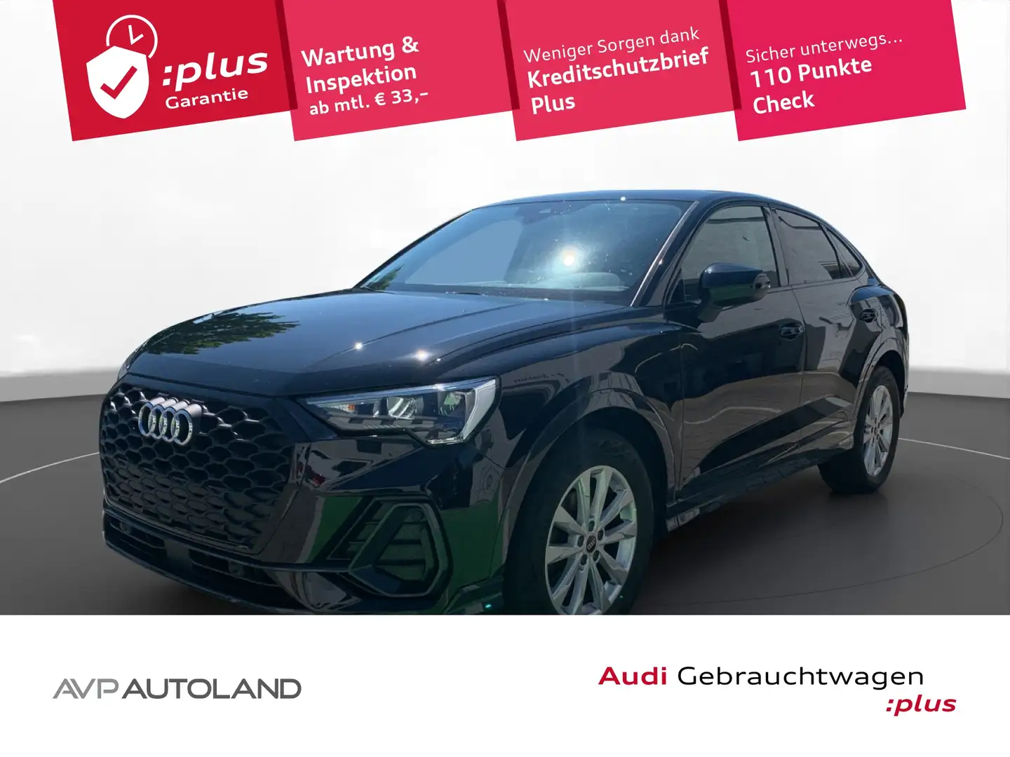 Audi Q3 Sportback 35 TFSI S tronic Zwart - 1