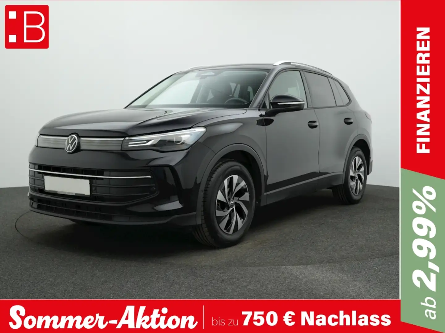 Volkswagen Tiguan 1.5 eTSI DSG Life AHK NAVI DESIGN-PAKET Schwarz - 1