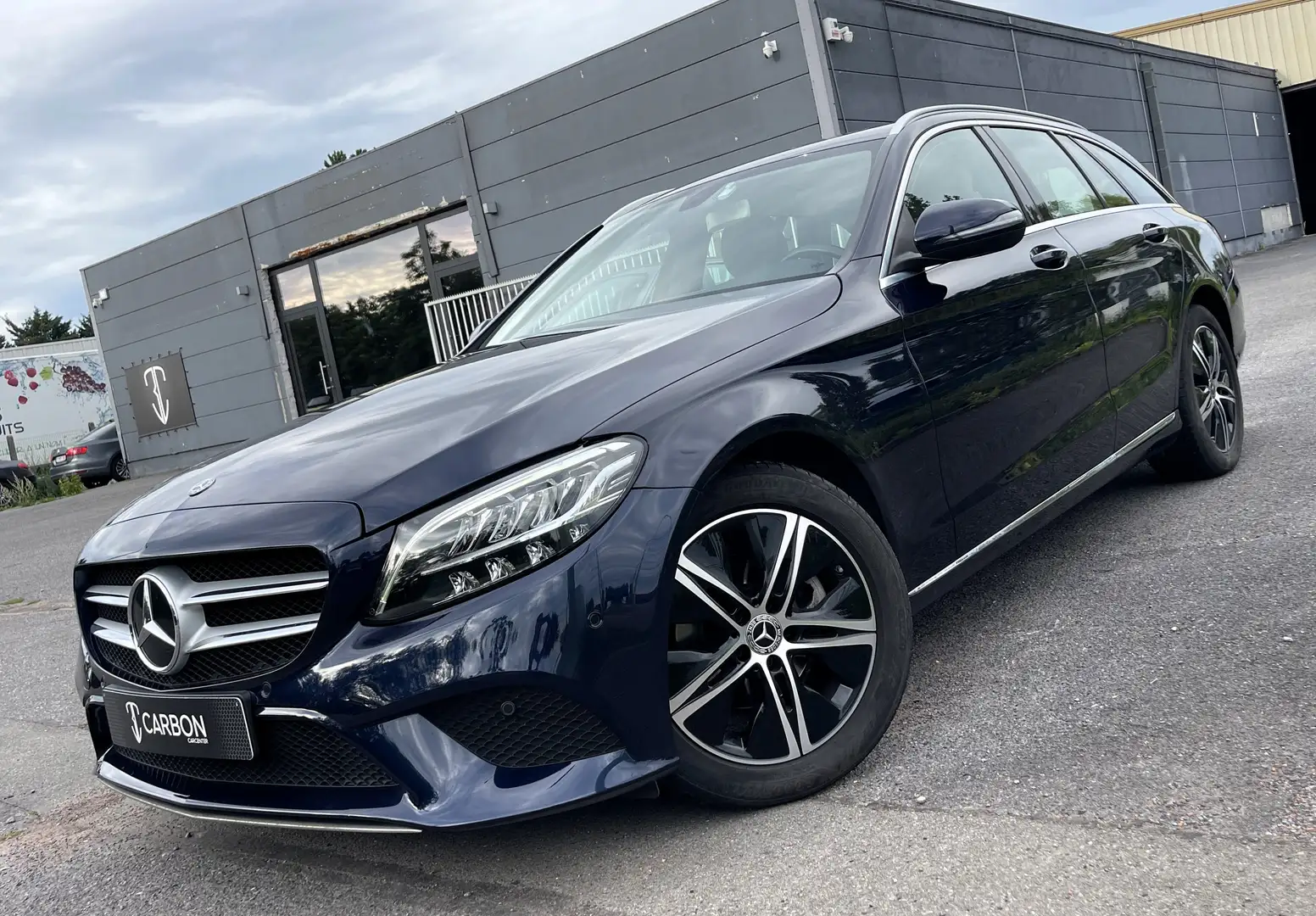 Mercedes-Benz C 180 d AVANTGARDE CUIR/NAVI/LED/CAMERA/KEYLESS START Blauw - 2
