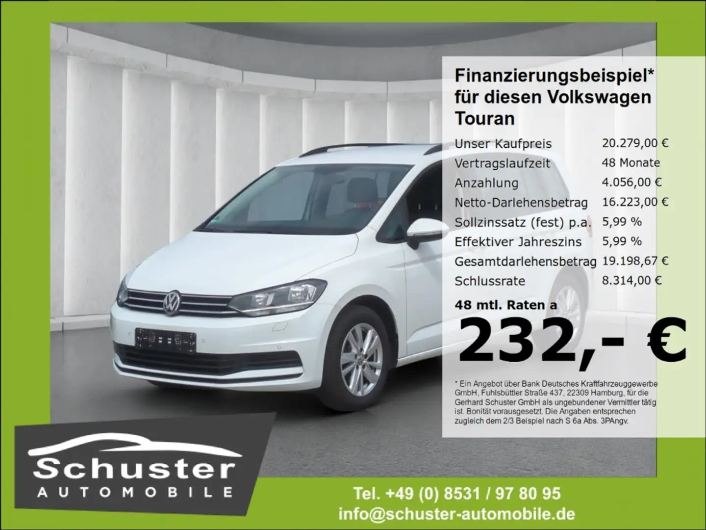 Volkswagen Touran 2.0TDI*ACC Navi R-Kam Massage el.Heckkl Blanc - 1