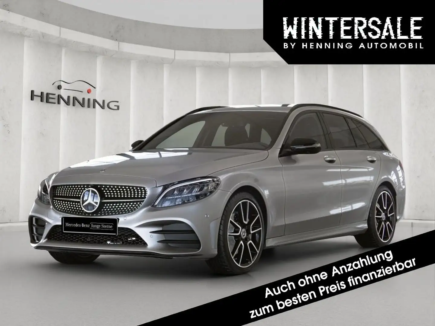 Mercedes-Benz C 300 d T AMG Night-Paket Burmester 360 Distr 19 Argent - 1