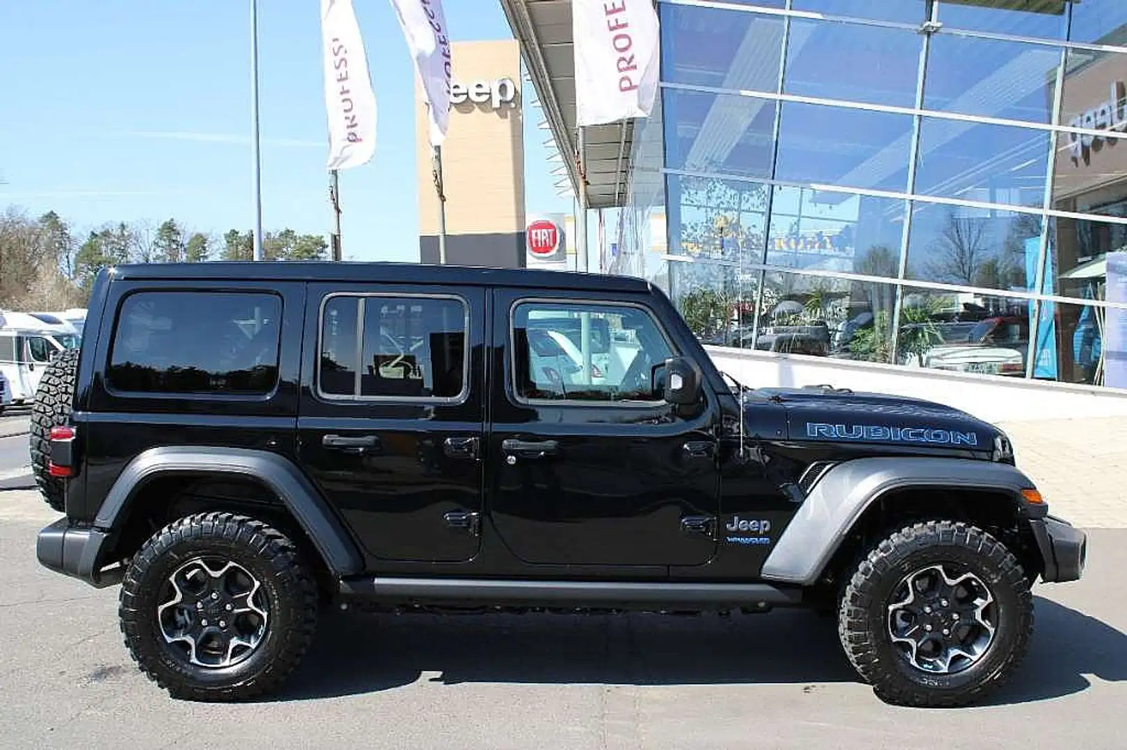 Jeep Wrangler Rubicon PHEV 2,0 Aut. POWER SOFT TOP Schwarz - 1