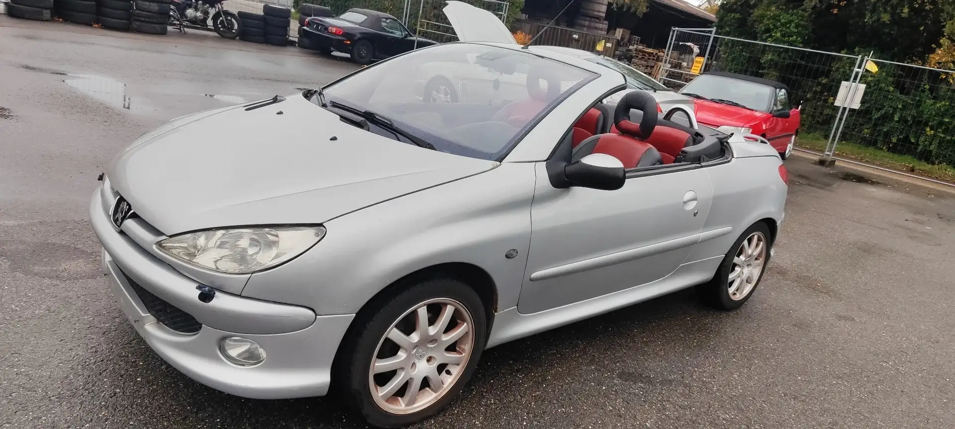 Peugeot 206 CC Platinum elkt. Verdeckt Grau - 1