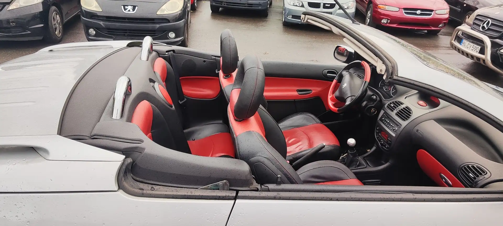 Peugeot 206 CC Platinum elkt. Verdeckt Grau - 2