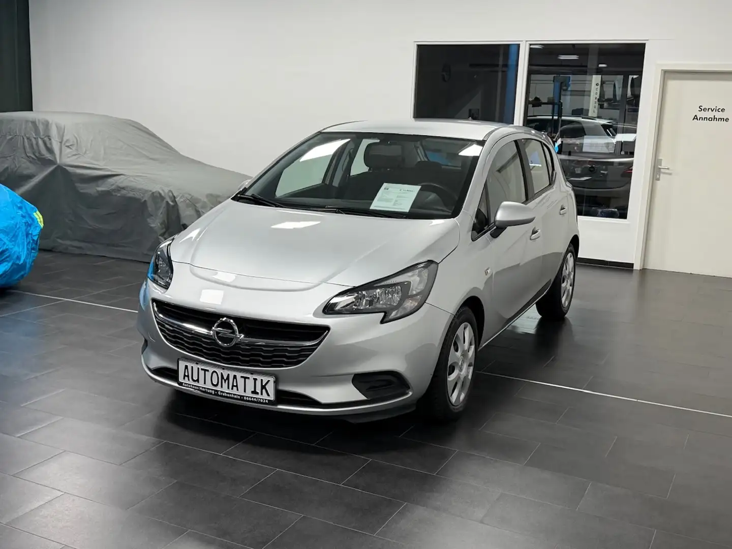 Opel Corsa Corsa 5-Türer 1.4 Automatik, SHZG, PDC, Argent - 1